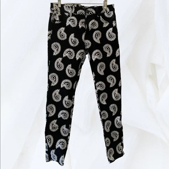 Jeans Bandana Print Denim Jeans Poshmark